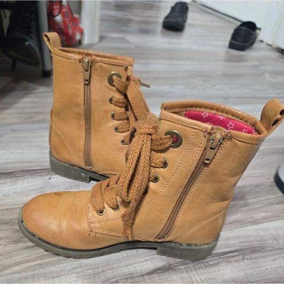 Girl's Cat and Jack zip up boots sz 3 - Picture 2 of 12